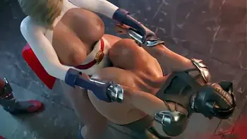 Catwoman fucked by Supergirl Futa