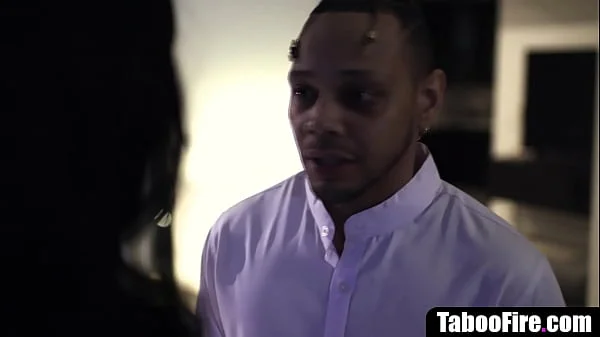 Hot ebony girl discovers her boyfriend fucked her stepmom