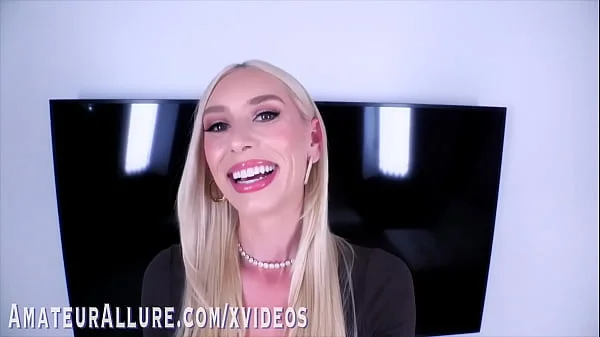 Stunning Blonde Kay Lovely Wants to Try Everything Once?