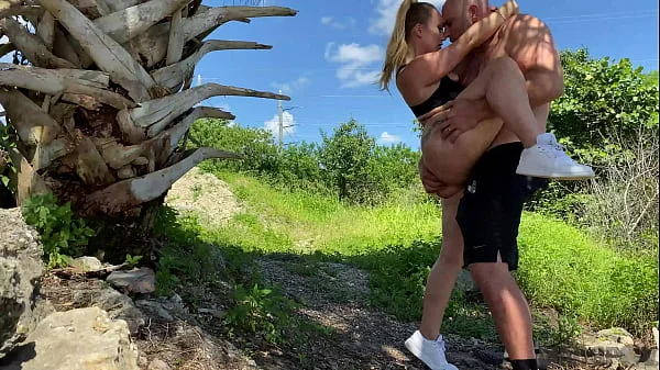 PAWG Aj Applegate Gets Fucked Outdoors on hot Summer Day by Big Dick J-Mac