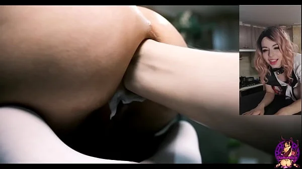 Anal Fisting with Long Dildo Lost In my Ass - Deep Anal Extreme