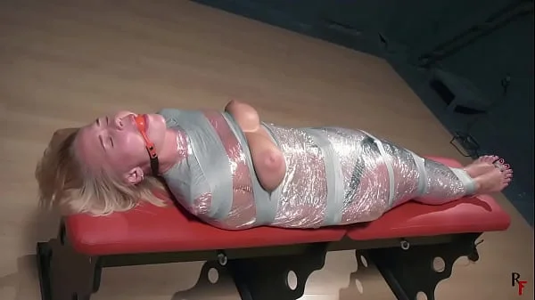 Darina has multiple orgasms Mummification with magic wand 1