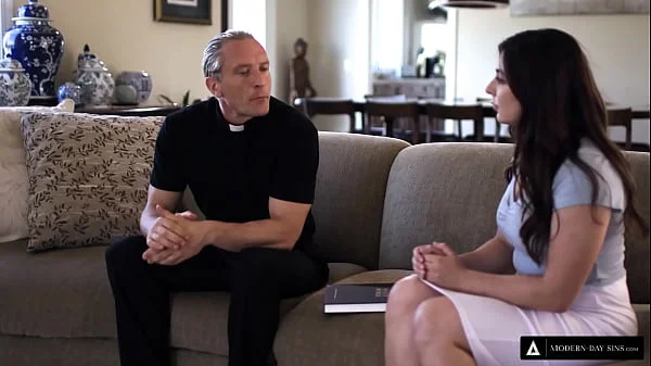 MODERN-DAY SINS - Big Dick Priest Takes Naive Teen's Anal Virginity! Dutch Subtitles