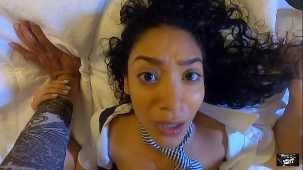 Naughty stepdaughter gets creampie before hot date with her boyfriend