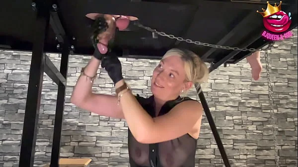Milking table ruined orgasms session