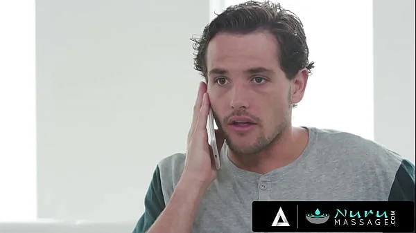 NURU MASSAGE - Busty MILF Nina Elle Gives A Hot NURU Massage To Her Stepson