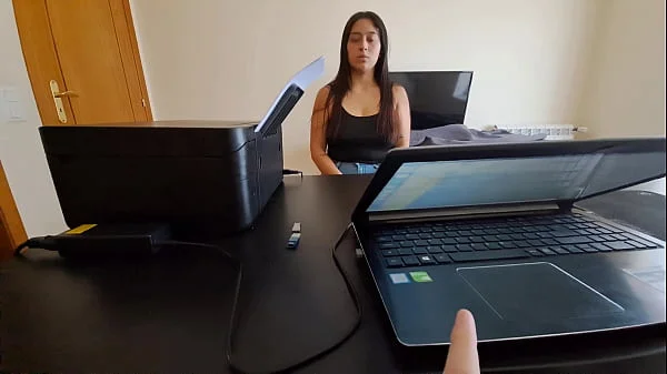 Latina Maid Signs Contract to Fuck 1 Minute Every Hour Until Her Boss Cums