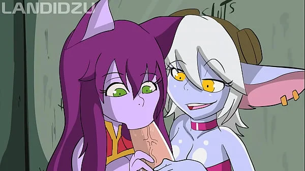 Yordles in the glory hole by Landidzu