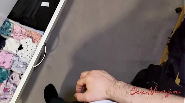 Step-Mom Catches me With Her Panties Wrapped Around My Cock