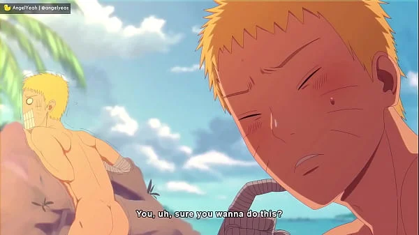 Hinata getting Shadow Cloned