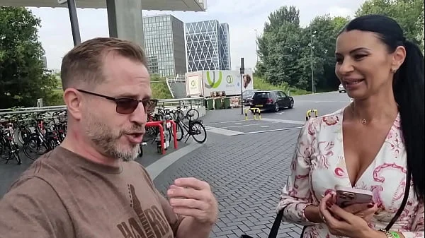 Pornstar Ania Kinski gets fucked in the ass by a fan who wants to try out in the porn industry