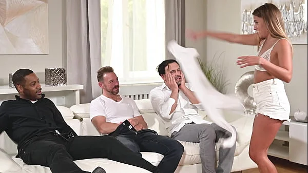 Horny Babe Eveline Dellai Invites Tourists Back For No Strings DP Fuck Frenzy GP2830