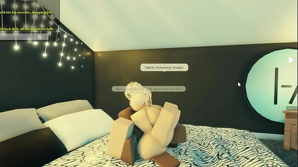 Blonde fucked by BBC in ROBLOX