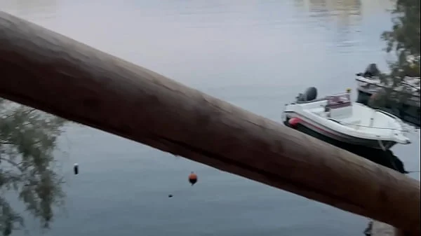 Sexy mini skirt, pussy and panties flashing before risky blowjob