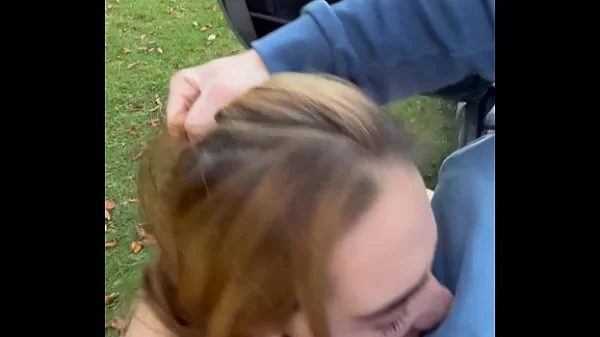 Cum Hungry hore stopped me in the forrest