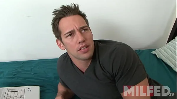 Hot Step Mom Seducing her Step Son with her Big Tits