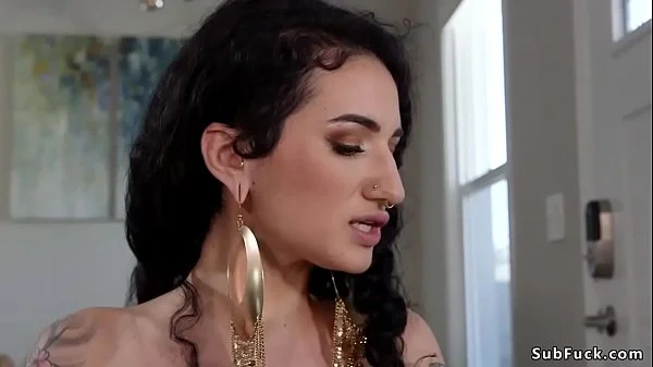 Huge tits femdom anal fisting dude