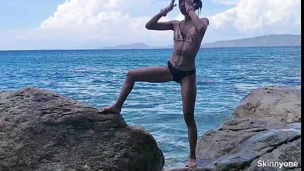 Abnormal sexual activities publicly in ocean and on mountain with biggest cock and smallest pussy