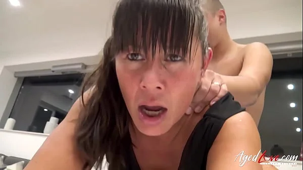 AGEDLOVE Dulce Morena gives a deep blowjob