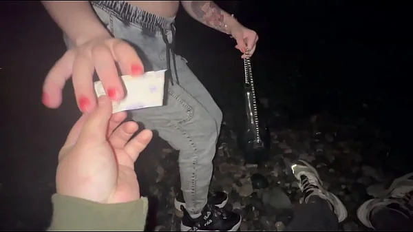 Undressed ON the STREET and sucked for money. FREE