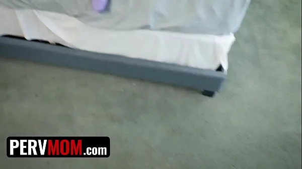 Stepmom Catches Stepson Jerking Off With Her Underwear Wrapped Around His Cock On Stepmother's Day