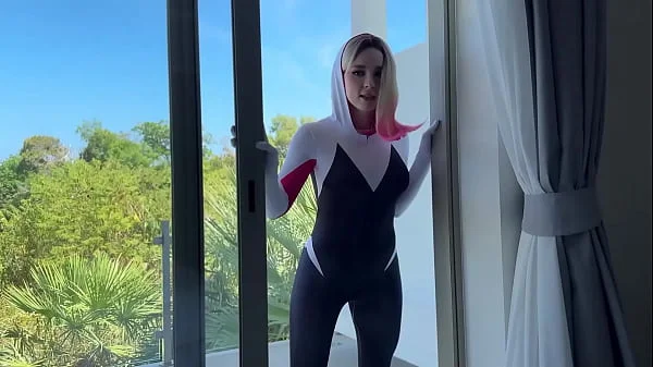 Gwen Stacy Enjoys Ass Fucking. College Girl Anal Masturbates to Memories of Anal Sex - Cosplay