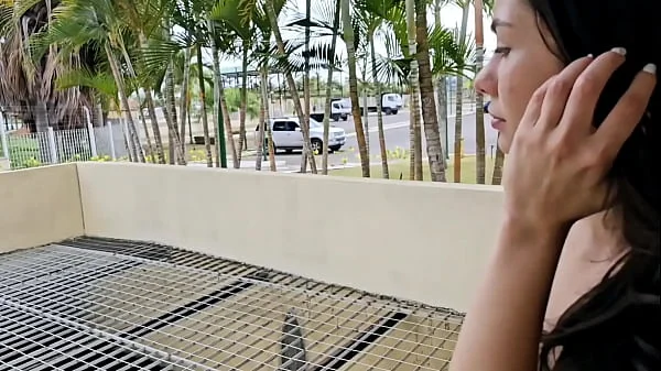 My neighbor agrees to fuck in my apartment