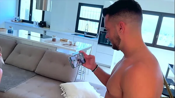 Beautiful Ashley Swallows Her Husband's Cock