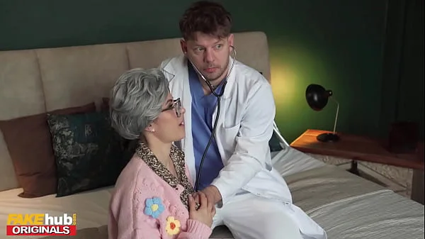 FAKEhub - The Very Horny GILF gets the cobwebs out of her panties before fucking huge cock