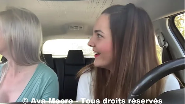 DEFI INCONNU - Première Fois Pour Ce Mec Chanceux Qui Se Fait Sucer Par 2 Filles! On Lui Vide Les Couilles Sur Le Bord d'Une Route!