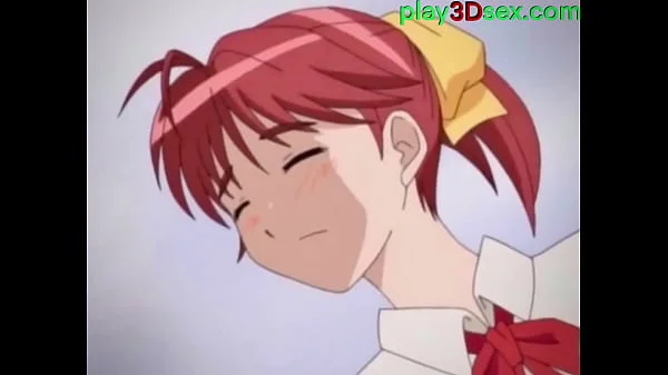 Cum on face of sweet girl after fucking (Anime for adults)