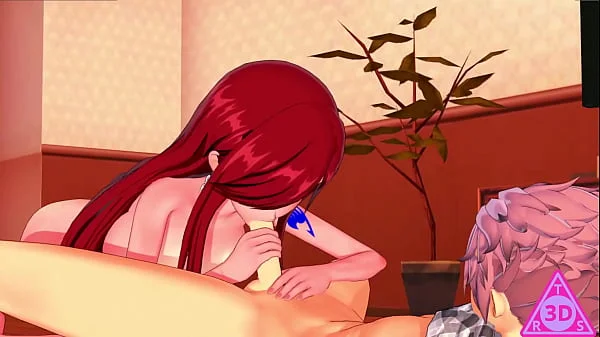 KOIKATSU Erza natsu Fairy Tail, have sex blowjob handjob and cumshot uncensored... Thereal3dstories