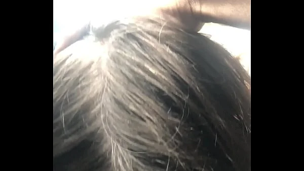 Lesbian bestfriend gets facefucked on car ride