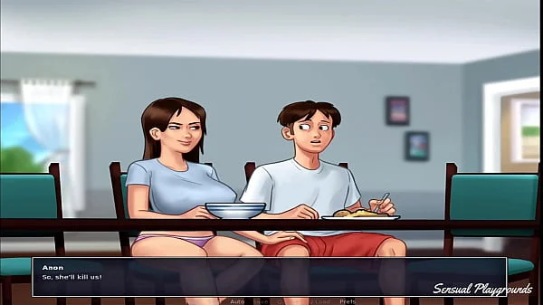 Summertime Saga | Pawg bbw busty stepmother and stepsister