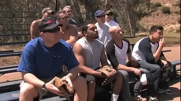 A baseball team full of sluts uses their bodies to distract the opponent