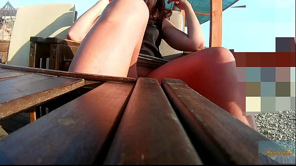 Adrenaline without panties in public