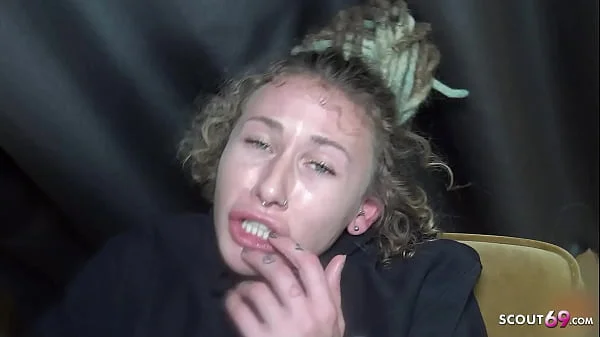 Old Young Amateur MMF Threesome with Skinny German Dreadlocks Teen Julia Juice