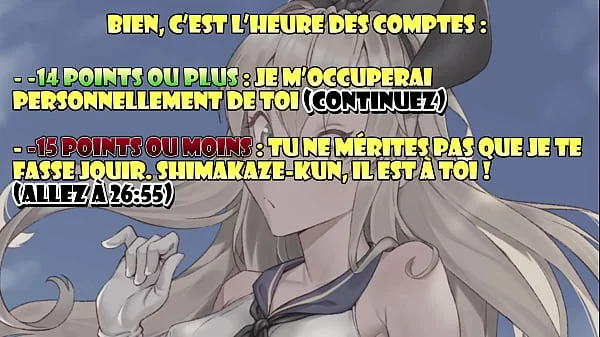 Shimakaze veux faire de toi son esclave sexuel (Hentai Kancolle Femdom JOI, CBT, Feet, Anal...)