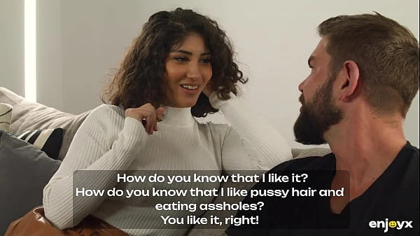 Exotic stunner Venus Afrodita shows her divine charms to a tattooed sex god