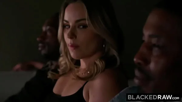 BLACKEDRAW Tiny Gym Babe Anna Claire Gets Two BBC Work-out