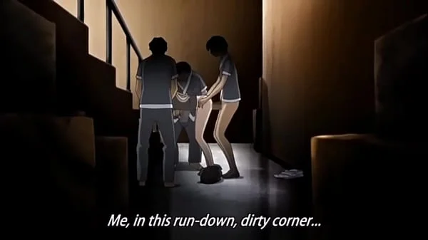 Hentai blonde fucked in stairwell