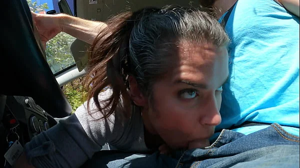 Lucky uber driver - wife swallows jizz