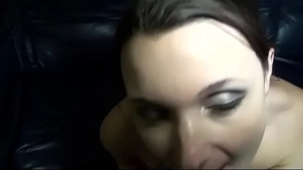 Sublime small titted brunette hard double vaginal penetrated and cum covered