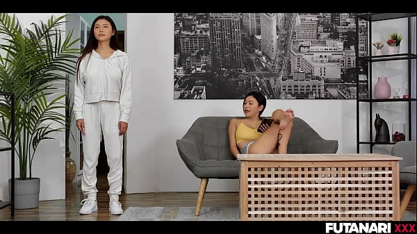 Rae Lil Black sucks her clones big cock and gets a huge facial