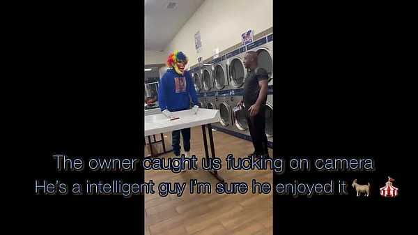 Ebony Pornstar Jasamine Banks Gets Fucked In A Busy Laundromat by Gibby The Clown
