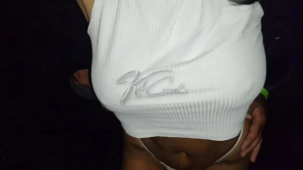 Levei a esposa para curtir no GloryHole na casa de swing em Floripa