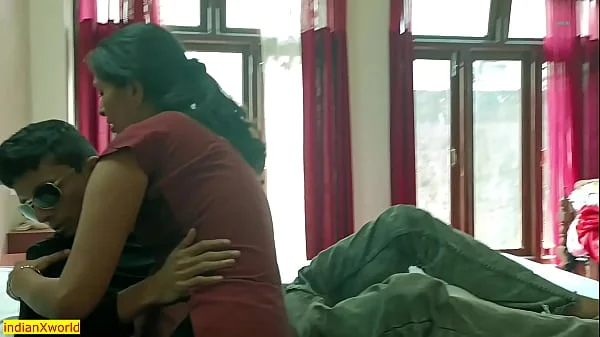 Hindi maid fucking with teen boy! Real sex