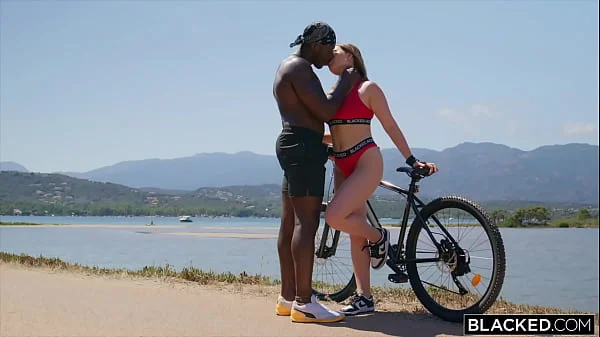 BLACKED Curvy Natural Babe Amalia Davis Sneaks Away To Fuck Her BBC Crush