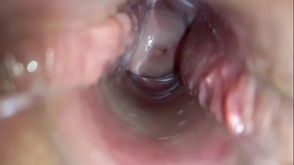 orgasm inside the vagina close-up