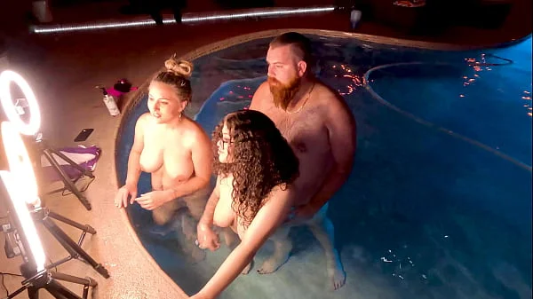 Hot Tub Live Threesome With Jasper Nyx And Remy Woods WCA Productions